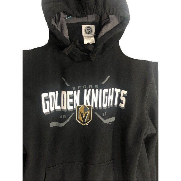 Vegas Golden Knights NHLChampions-Black Hooded Pullover Sweatshirt  Men's  Large - Picture 7 of 11